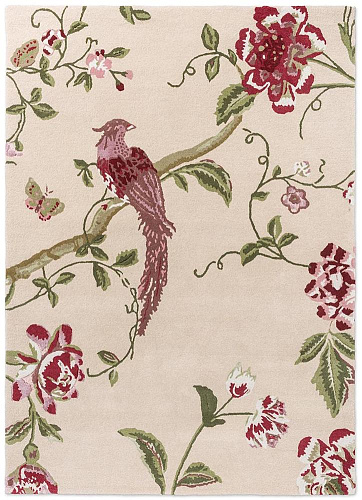 Summer Palace cranberry/druif vloerkleed