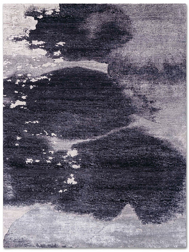 Tapis de luxe fait main Splash Galileo