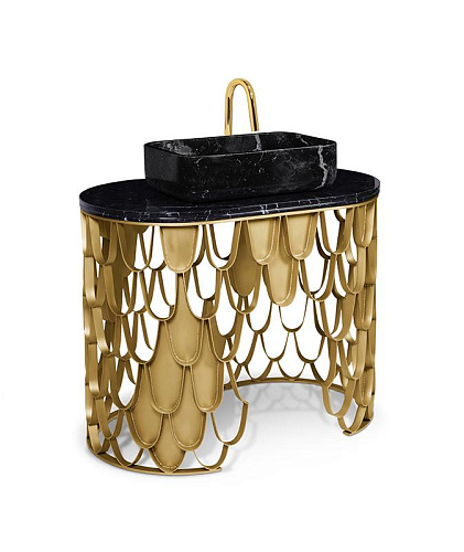 Meuble de salle de bain simple Carp