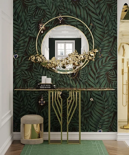 Miroir mural Royal II avec éclairage mural