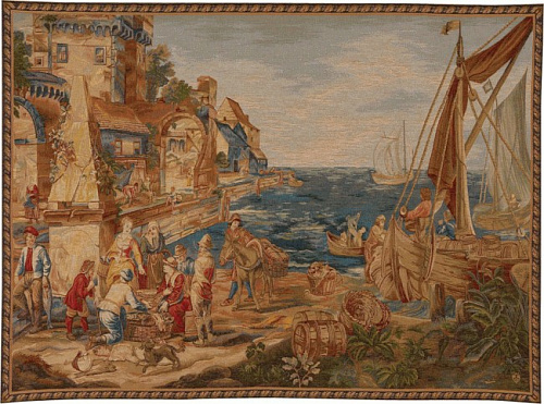 Tapisserie murale Retour de la pêche