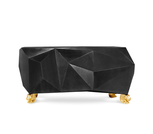 Prism zwart dressoir