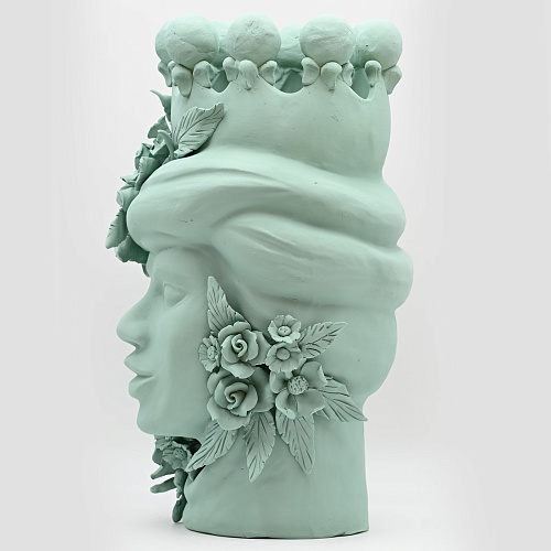Moorkop handgemaakte sculptuur
