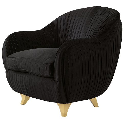 Fauteuil noir Amelie