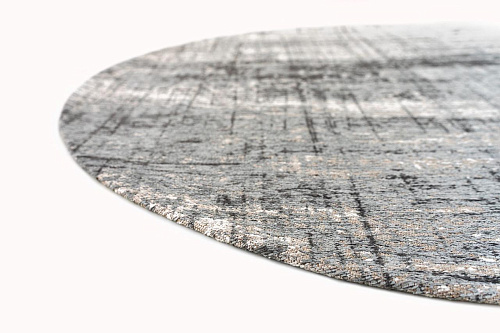 Bronx Azurite rond vloerkleed