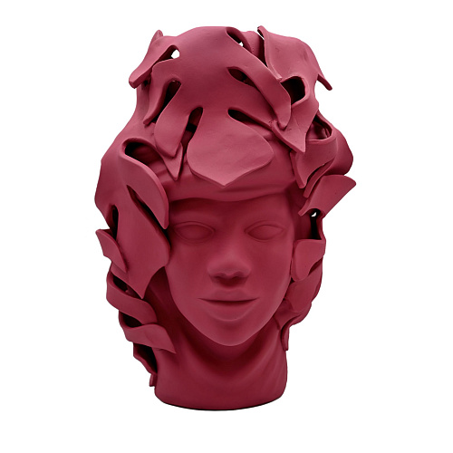 Moorkop roze sculptuur