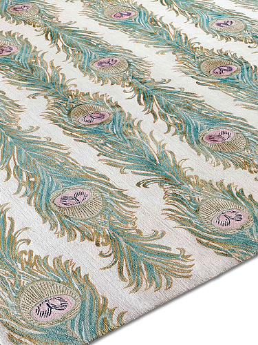 Tapis de luxe fait main Feathers Lane
