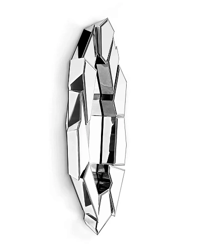 Miroir mural Shatter argent