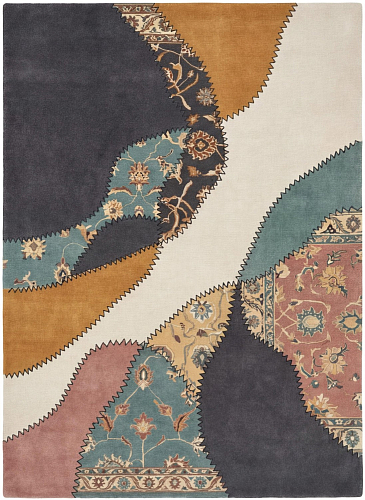 Tapis Pastel Collage Multi