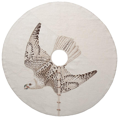 Tapis rond design tissé main Migration Gazza