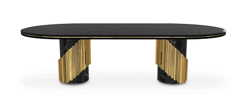 Currents ovale eettafel