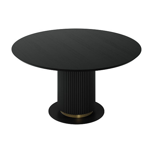 Table ronde moderne Contera en frêne