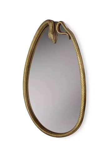 Miroir mural Serpentine en forme de poire