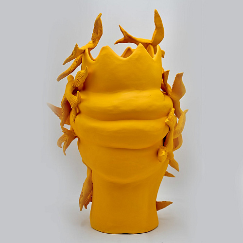 Sculpture orange Moorkop