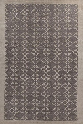 Tapis indien en soie de bambou noué à la main