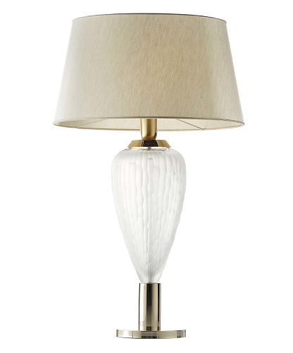 Lampe de table en cristal nid d'abeille or doux