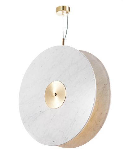 Dubbele marmeren hanglamp
