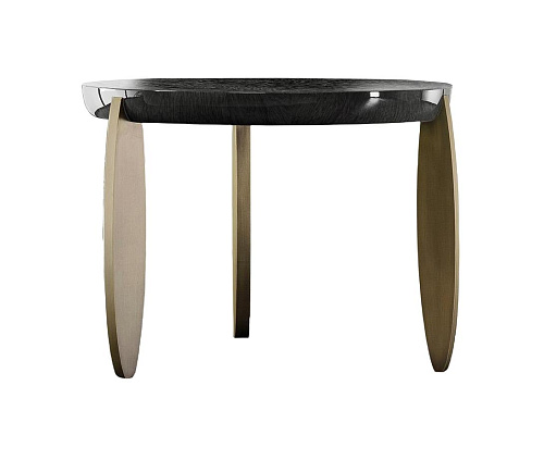 Table d’appoint en bois laqué brillant
