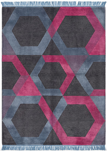 Tapis Crimson Lattice