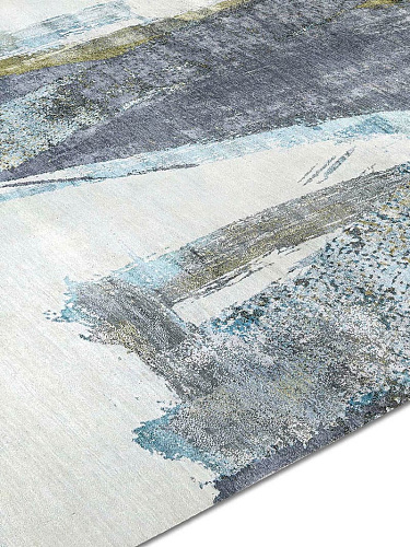 Tapis tissé main Green Rust