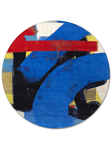 Tapis rond tissé main Original