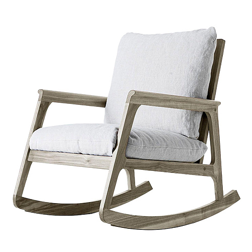 Fauteuil à bascule Momento gris