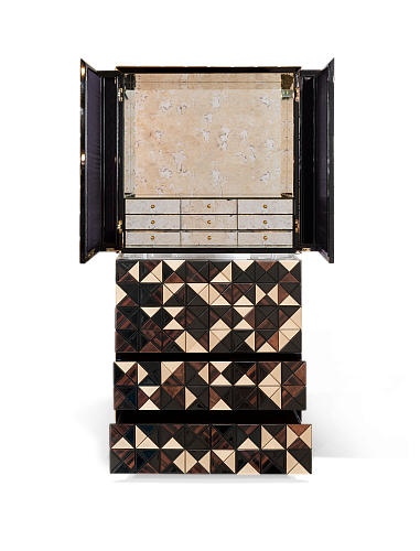 Mosaic II walnoot kast