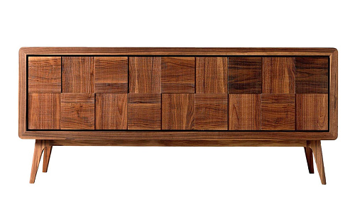 Artes geruit bruin dressoir