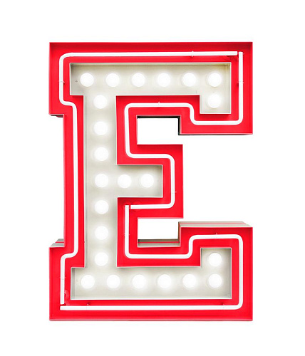 Enchanting letter E