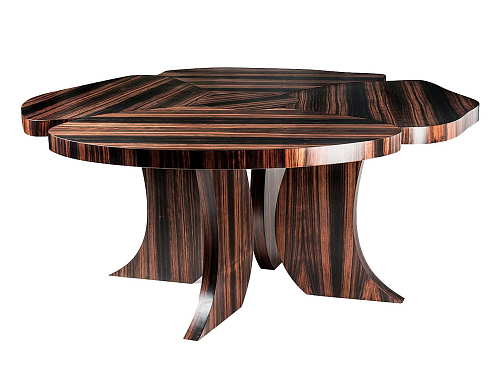 Table à manger en bois foncé Andy