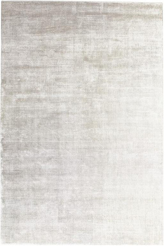 Effen viscose zand vloerkleed