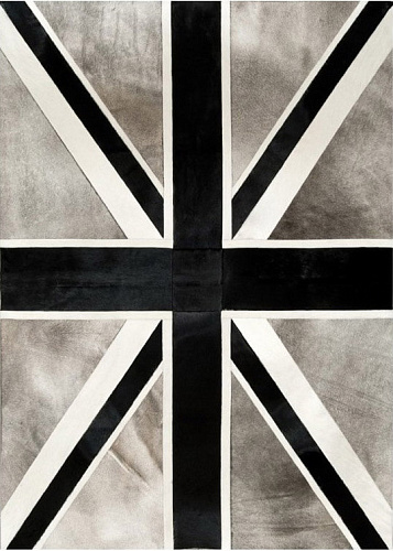 Union Jack koeienhuid vloerkleed