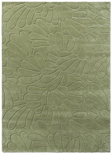 Tapis Coleby Petals vert haie