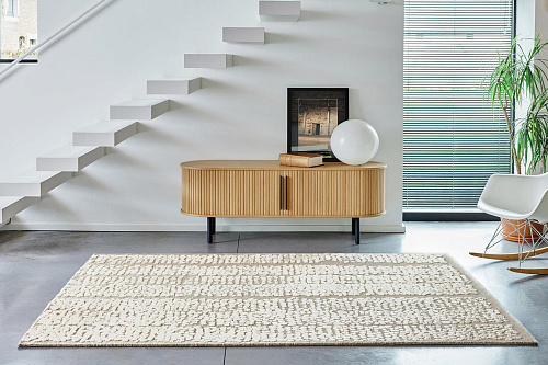 Pad linen vloerkleed