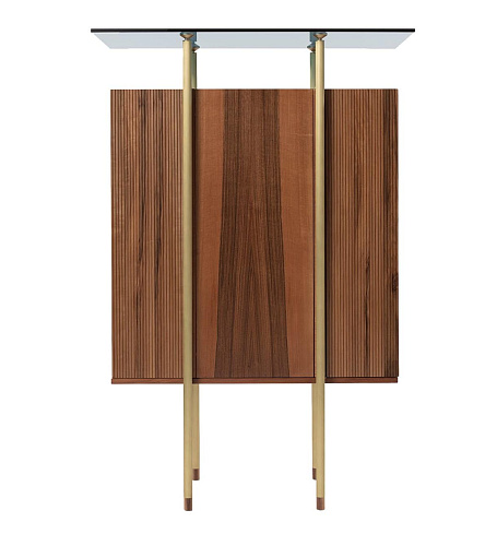 Minimalistische houten kast