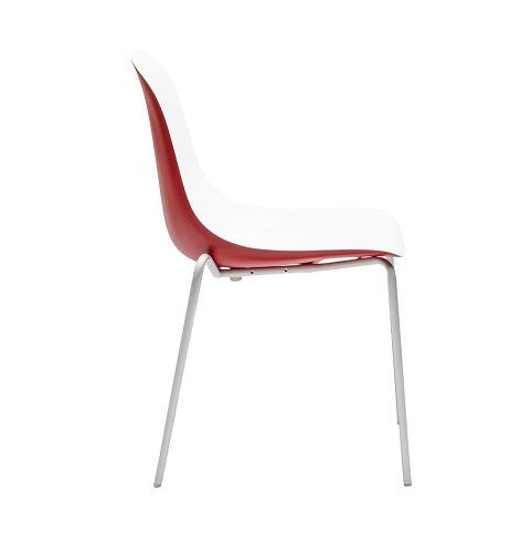Gotham S rood/witte stoel (set van 2)