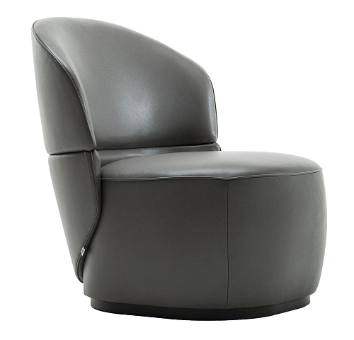 Fauteuil en cuir Alma