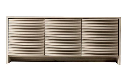 Onda grijs massief walnoten dressoir