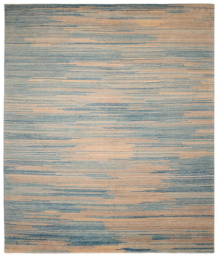 Tapis Ballpoint Art 3 bleu-gris