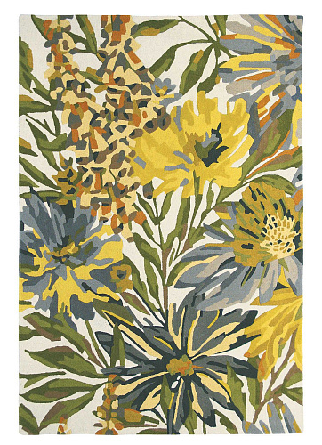 Floreale maïs vloerkleed