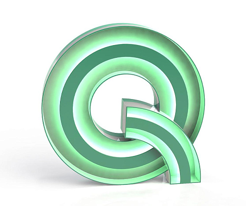Quirky letter Q