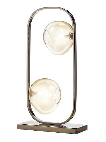 Lampe de table en nickel