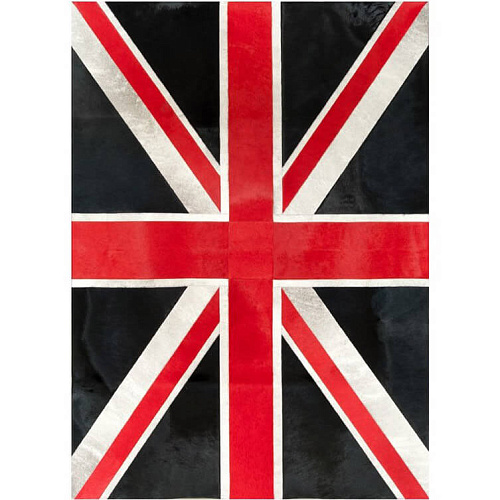 Union Jack koeienhuid vloerkleed