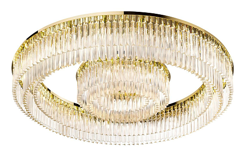 Gouden ronde kroonluchter
