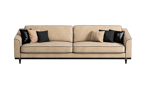 Moderne beige bank