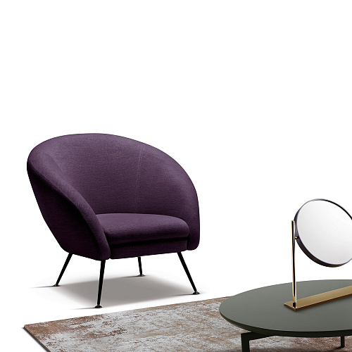 Ziggy paarse fauteuil