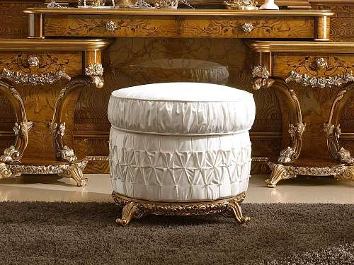 Pouf italien rond