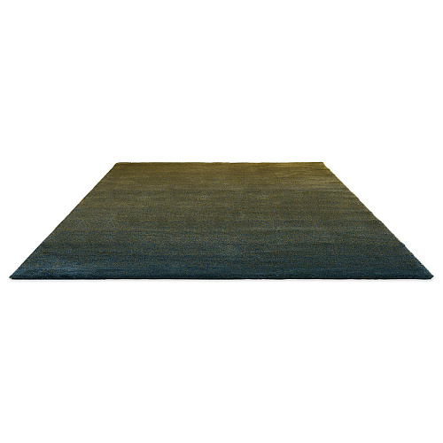Shade Low messing/indigo vloerkleed