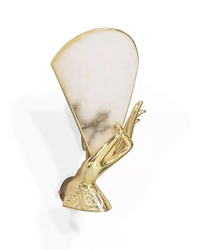 Muse albasten wandlamp