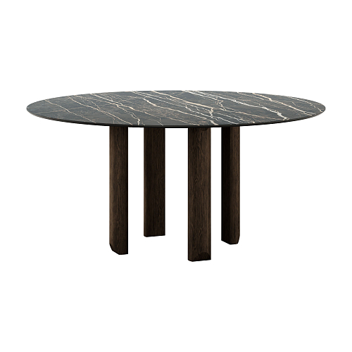 Table à manger ronde Mosa